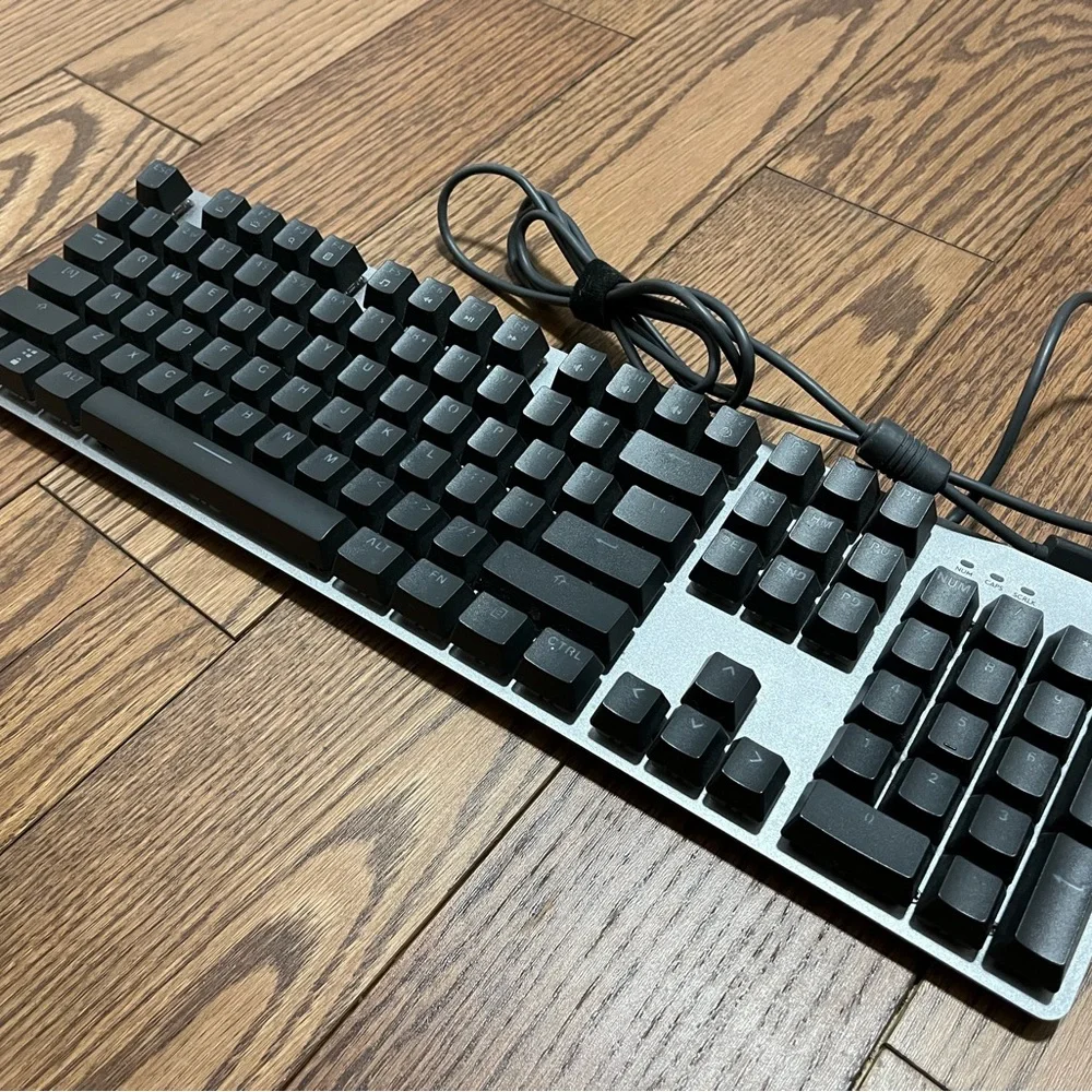 Logitech Wired Keyboard in Black and Gray
